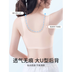 貓人初高中學生內衣發育期二三階段16嵗女孩運動防震少女文胸背心