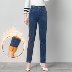 2023秋冬新款燈芯絨女褲子高腰顯瘦條絨哈倫褲寬鬆休閒老爹蘿蔔褲