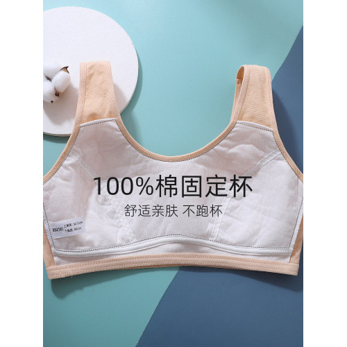 媽媽文胸中老年女士純棉內衣大碼背心式老人無鋼圈薄款老年人全棉