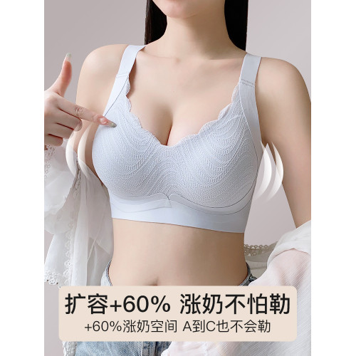 貓人孕婦內衣孕期專用不勒胃聚攏收副乳防下垂舒適大碼無鋼圈文胸