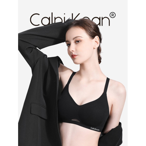 C&K&OI氧氣棉感果凍軟支撐磁療抗菌無痕抗菌無鋼圈內衣美背女