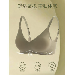 無痕內衣女士胸罩小胸舒適聚攏顯大收副乳防下垂春夏薄款美背文胸