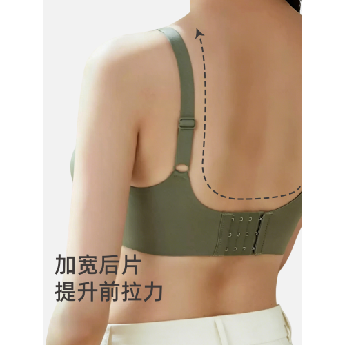 無痕內衣女士胸罩小胸舒適聚攏顯大收副乳防下垂春夏薄款美背文胸