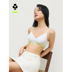 【不染色原棉】有棵樹內衣女純棉無痕舒適透氣三角杯文胸2025新款