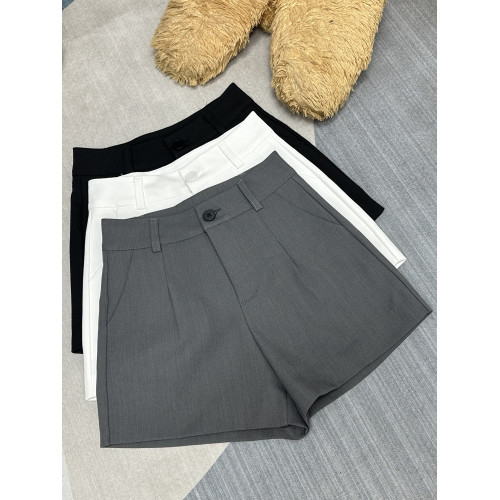 濶腿西裝短褲女春夏2025高腰直筒熱褲寬鬆顯瘦a字休閒褲外穿靴褲