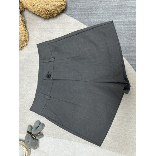 濶腿西裝短褲女春夏2025高腰直筒熱褲寬鬆顯瘦a字休閒褲外穿靴褲