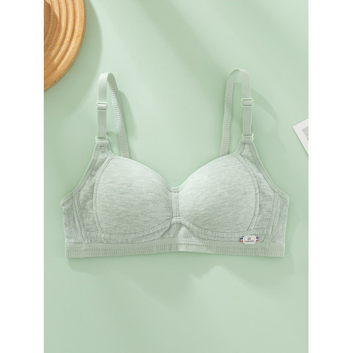 高中生內衣女初中學生少女發育期大胸顯小小胸聚攏文胸罩夏季薄款