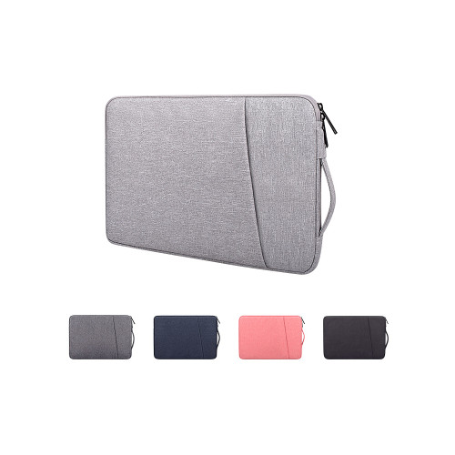 手提筆電內膽包女質感電腦包簡約帆布男基礎百搭電腦保護套輕薄可攜式防震13/14/16寸適用於蘋果聯想華爲戴爾