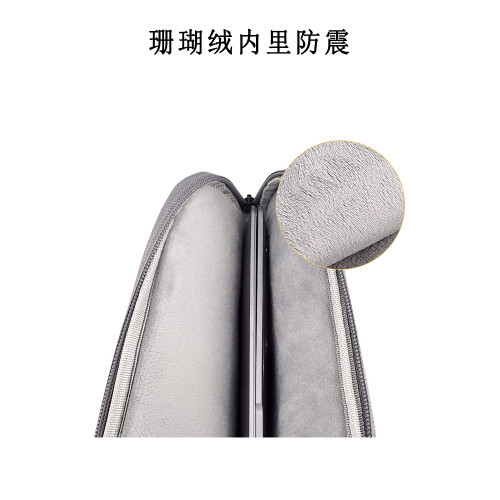 手提筆電內膽包女質感電腦包簡約帆布男基礎百搭電腦保護套輕薄可攜式防震13/14/16寸適用於蘋果聯想華爲戴爾