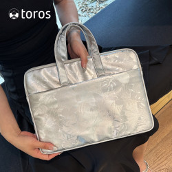 桃樂斯2025款電腦包適用蘋果筆電macbookPro手提包14英寸13Air華爲聯想15.6公文包內膽包小衆女士16高級感