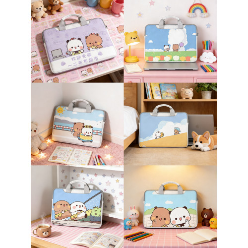 一二布布筆電手提電腦包可愛15.6寸適用蘋果macbookair13.3筆電聯想小新小米華爲14保護套戴爾惠普電腦包 一二布布筆電手提電腦包可愛15.6寸適用蘋果macbookair13.3筆電聯想小新小米華爲14保護套戴爾惠普電腦包