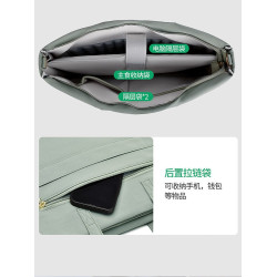 筆記型電腦包手提14寸女通勤斜背單肩包適用macbookair/pro13.3多功能托特包聯想華爲16內膽女