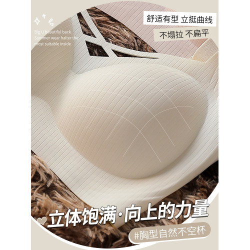 無痕內衣女聚攏小胸收副乳防下垂防外擴無鋼圈文胸罩上托雲朵舒適