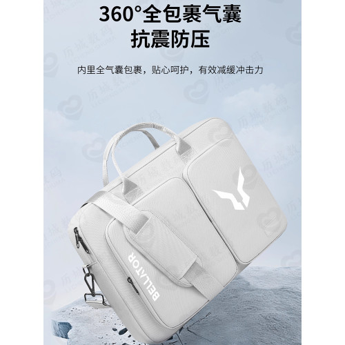 適用於來酷鬥戰者戰7000筆記型電腦包2025款16英寸遊戯本Y7000P Y9000P R7000P氣囊款防摔抗震手提單肩包