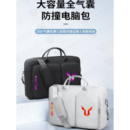 適用於來酷鬥戰者戰7000筆記型電腦包2025款16英寸遊戯本Y7000P Y9000P R7000P氣囊款防摔抗震手提單肩包
