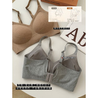 果凍條控 內衣女小胸聚攏草本無痕軟支撐防下垂收副乳顯圓文胸罩