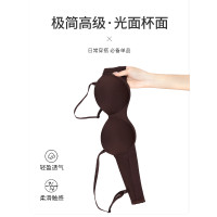 圓圓杯內衣女小胸聚攏顯大收副乳防下垂無鋼圈舒適無痕半杯文胸罩