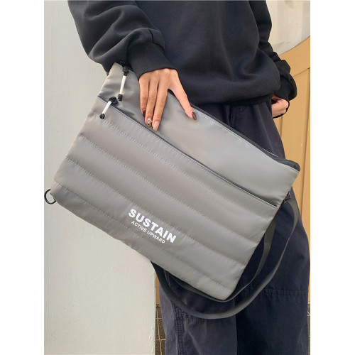 2025新款筆記型電腦包14寸手提單肩女高顔值適用蘋果macbookpro/air13.3英寸聯想華爲內膽包