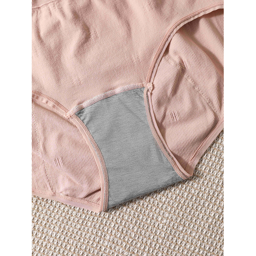 纖小象兩條裝大碼生理姨媽期短褲舒適內褲中高腰女士無痕透氣無縫