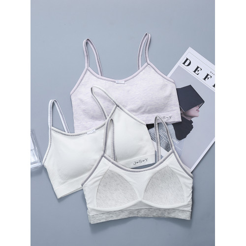 少女內衣二三階段初高中學生純棉運動防震背心青春期女孩發育文胸