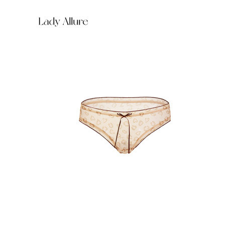 「LA」又乖又野*復古chic少女網紗透氣內褲低腰彈力舒適清爽內褲