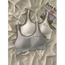 安心貓內衣女生初中生高中少女童青春發育期抹胸運動式背心無鋼圈