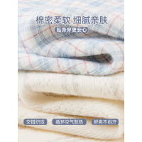 六隻兔子3條裝A類棉內褲女10A抑菌純棉加長襠三角褲中腰包臀短褲