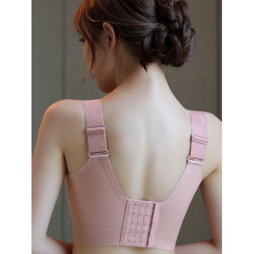 透氣內衣女小胸聚攏無鋼圈上托收副乳防下垂蕾絲上托文胸厚款神器