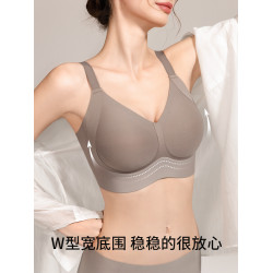 季下大碼內衣大胸顯小文胸胖mm女無痕聚攏收副乳防下垂孕婦胸罩