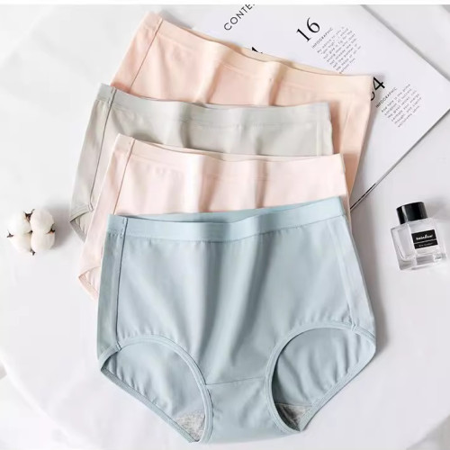 無印MUII內褲女生純棉全棉抗菌檔中腰無痕大碼透氣女士三角褲良品