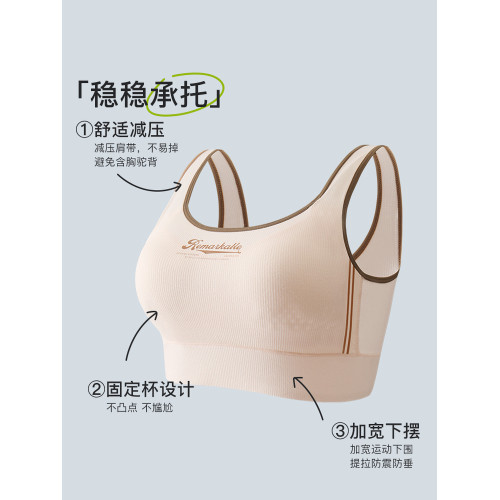 婷美兒童內衣女童初中高中學生發育期運動透氣背心少女青春期文胸