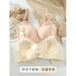 哺乳孕婦內衣聚攏防下垂薄款舒適懷孕期前開釦産後喂奶專用文胸罩