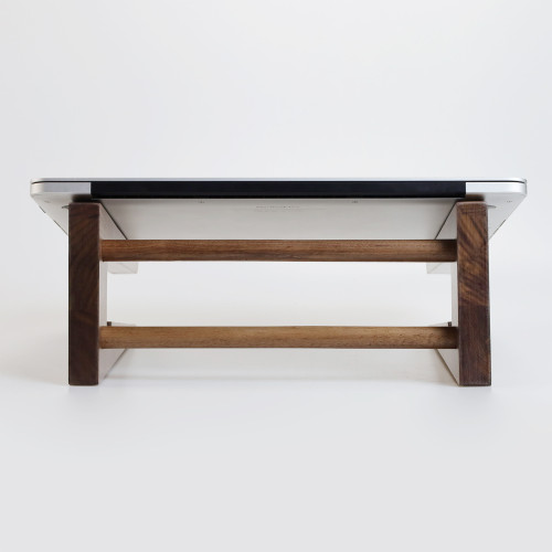 戰蛛胡桃木Mac配件果Macbook Air Pro蘋本支架妙控鍵盤托底座收納