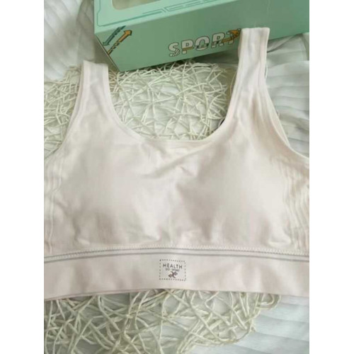 海藍樂章無痕速乾少女文胸女童發育期透氣內衣背心初中高中小學生