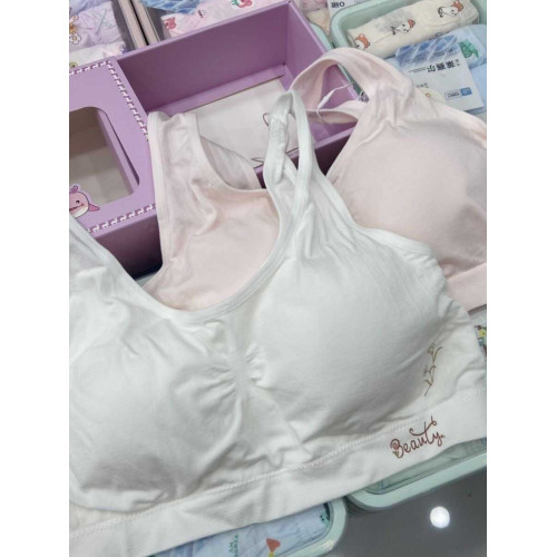 海藍樂章無痕速乾少女文胸女童發育期透氣內衣背心初中高中小學生