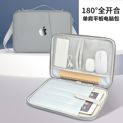 適用Apple蘋果MacBook Air13.6斜背電腦包M1/M2/M3/M4 Max筆電14英寸單肩包13/Pro14/15/15.3/16寸防水後後背包