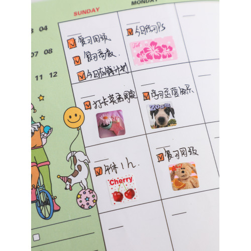 韓國thence可愛個性貼紙筆電鍵盤貼咕卡手賬素材裝飾貼ins小衆