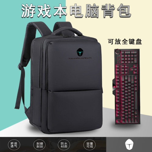 適用雷神911MT黑武士3代ZERO雙肩電腦包商務後後背包男17.3英寸筆電