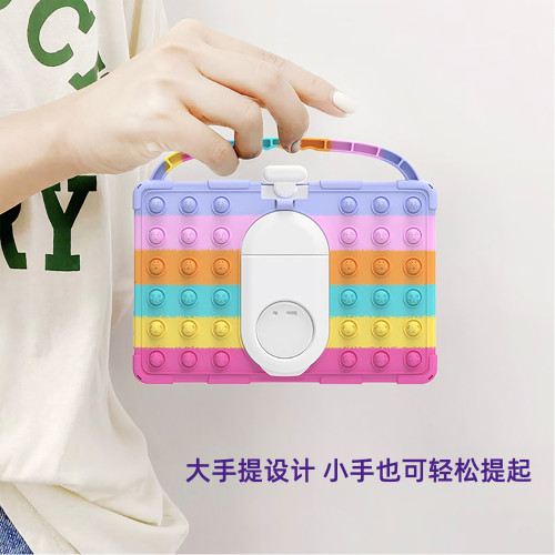 適用希沃w20保護套seewo W20學習機護眼新款2024平板矽膠保護殼套彩色防摔手提設計卡通泡泡真機測試可掛筆