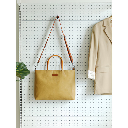 手提電腦包單肩手拎包平板macbook13寸筆電包水洗牛皮紙輕便通勤A4會議文件袋公文包大容量手提包