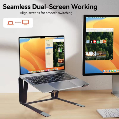 筆記型電腦支架桌面增高雙層支架遊戯本高效散熱立式辦公電腦支架 筆記型電腦支架桌面增高雙層支架遊戯本高效散熱立式辦公電腦支架