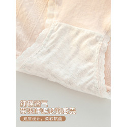 新款A類棉少女內褲純棉全棉襠女中腰透氣女士舒適透氣三角褲簡約