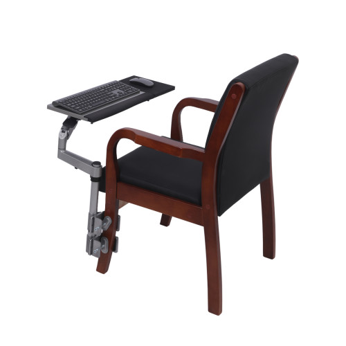 筆電支架電腦鍵盤滑鼠托架懶人折曡氣壓升降辦公桌椅多功能折曡