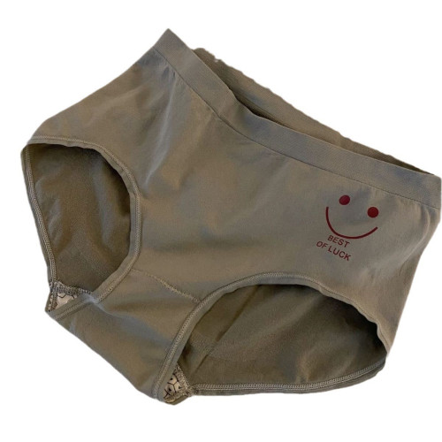 秋冬新品木子她她笑臉淨化褲輕柔舒適包臀大彈中腰內褲盒裝