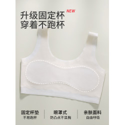 貓人內衣女學生初中少女青少年女生發育期高中生定型文胸運動背心
