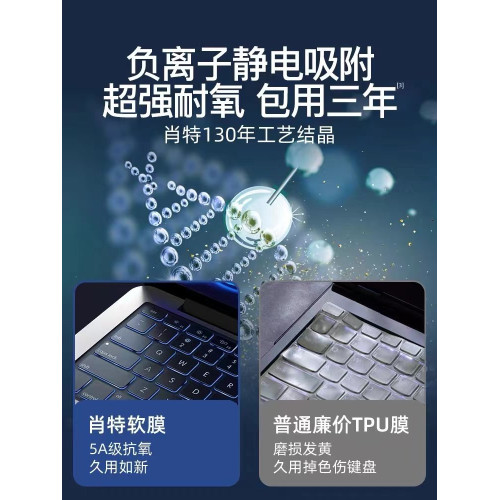 適用蘋果macbookpro鍵盤膜2025新款Mac筆電14寸電腦16保護膜13 適用蘋果macbookpro鍵盤膜2025新款Mac筆電14寸電腦16保護膜13