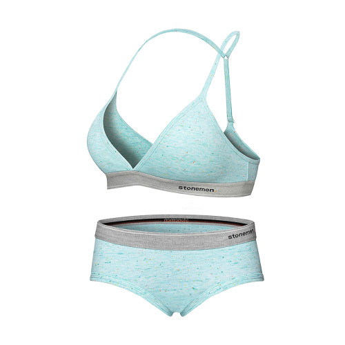 stonemen【源自澳洲】薄款法式三角杯文胸無鋼圈美背內衣女彩點