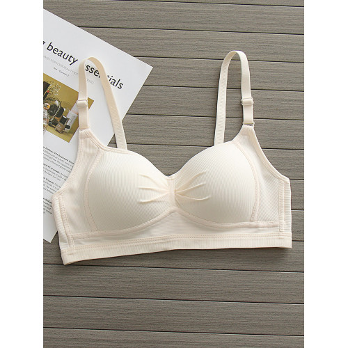 青春少女內衣女秋冬季學生初中生高中生發育期小胸聚攏防下垂文胸