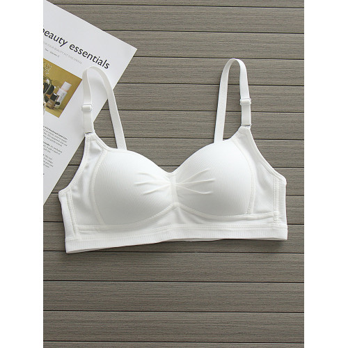 青春少女內衣女秋冬季學生初中生高中生發育期小胸聚攏防下垂文胸