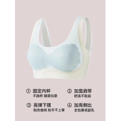 二三階段初中高中生運動防震少女內衣發育期無痕防駝背固定杯文胸